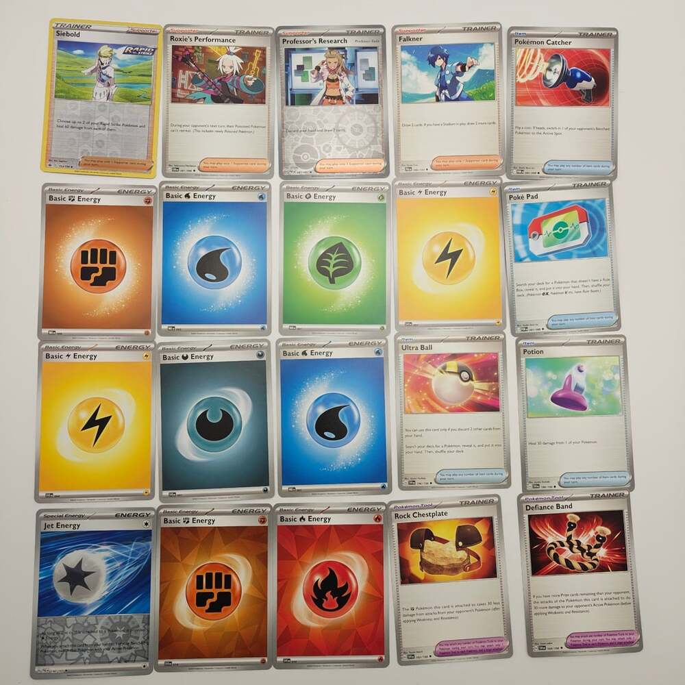 Pokemon TCG Assorted Lot Of 20 Trainer Energy And Special Cards